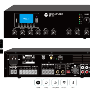 Wi-Fi Internet Streaming Amplifier with USB/SD/FM/Bluetooth  EA-30W/EA-60W/EA-120W