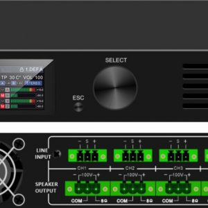100V Four Channel Power Amplifier with DSP Processor DST-4120/ DST-4240/ DST-4350/ DST-4500