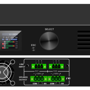 100V Two Channel Power Amplifier with DSP Processor DST-2120/ DST-2240/ DST-2350/ DST-2500